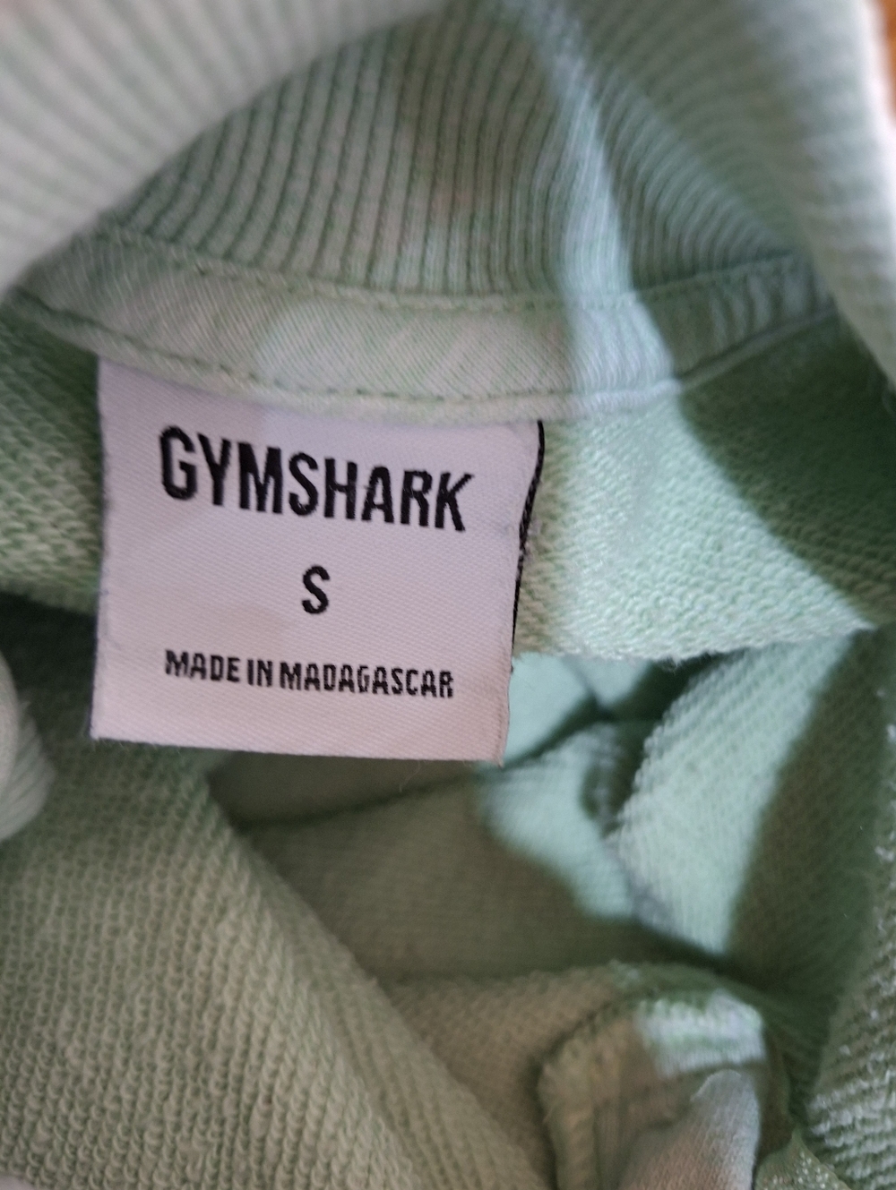 🍄3/50$🍄 Gymshark Rest Day Sweats 1/2 Zip Pullover Kangaroo Pocket Size Small - Picture 11 of 12